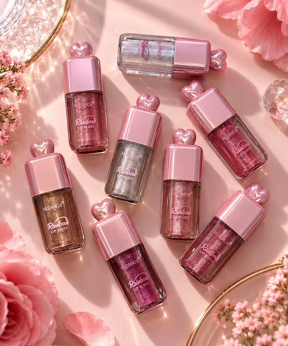 HUDAMOJI Rainbow Lip Gloss
