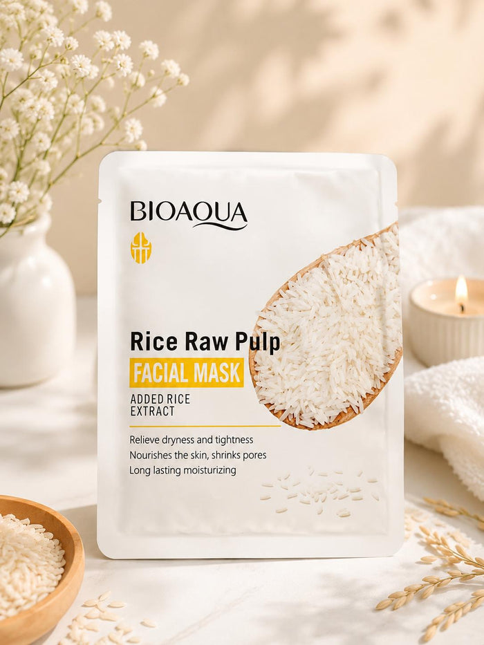 BIOAQUA Rice Raw Pulp facial mask