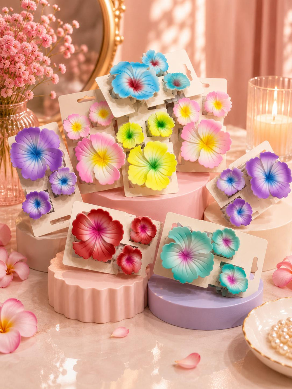 Flower Hair Claw Clip