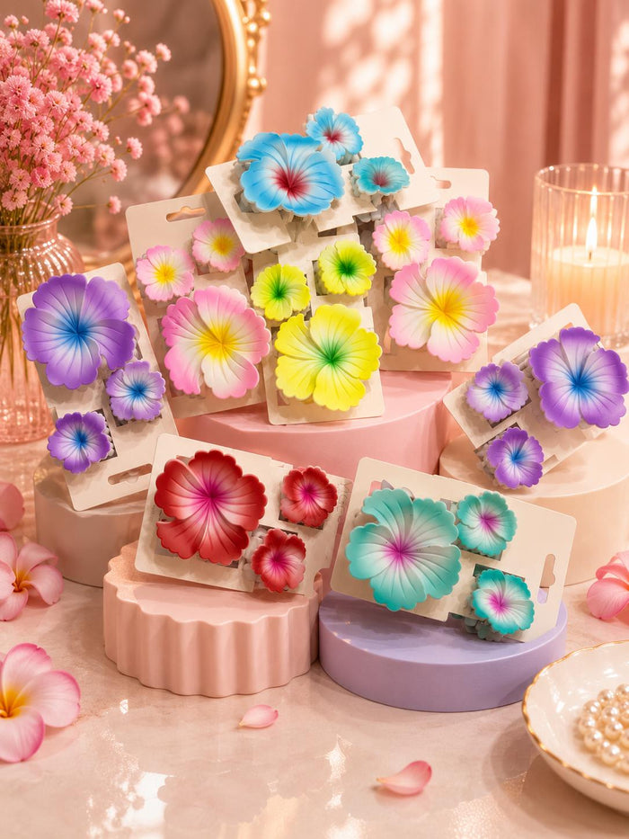 Flower Hair Claw Clip