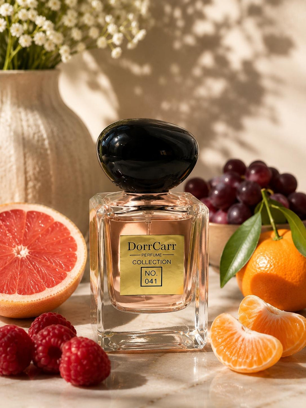 DorrCarr No. 041 perfume bottle with fruit