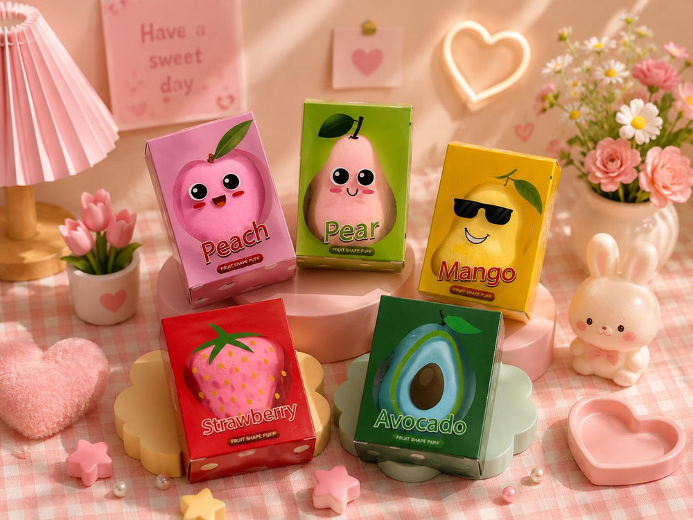 Fruit Shape Puffs 5-Pack