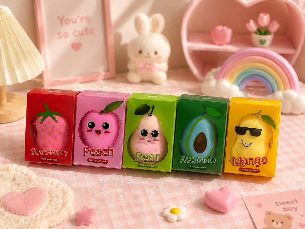Fruit Shape Puffs 5-Pack
