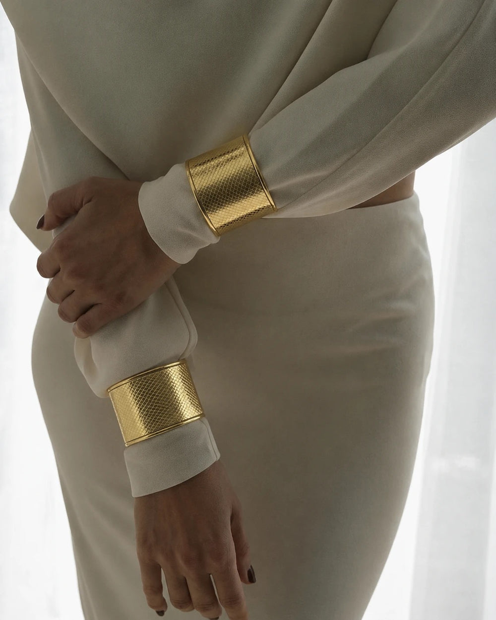 Trellis Gold Cuff