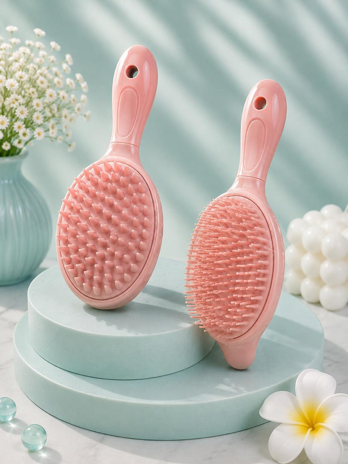 Detangling Oval Hairbrush - Pink