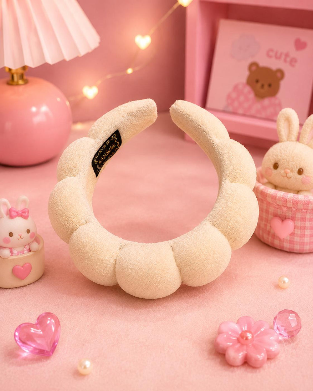 Spa Headband - Cream