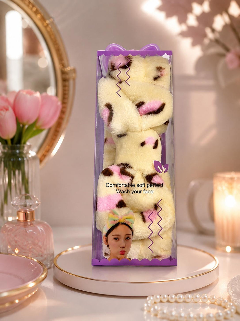 Spa Headband - Leopard Print