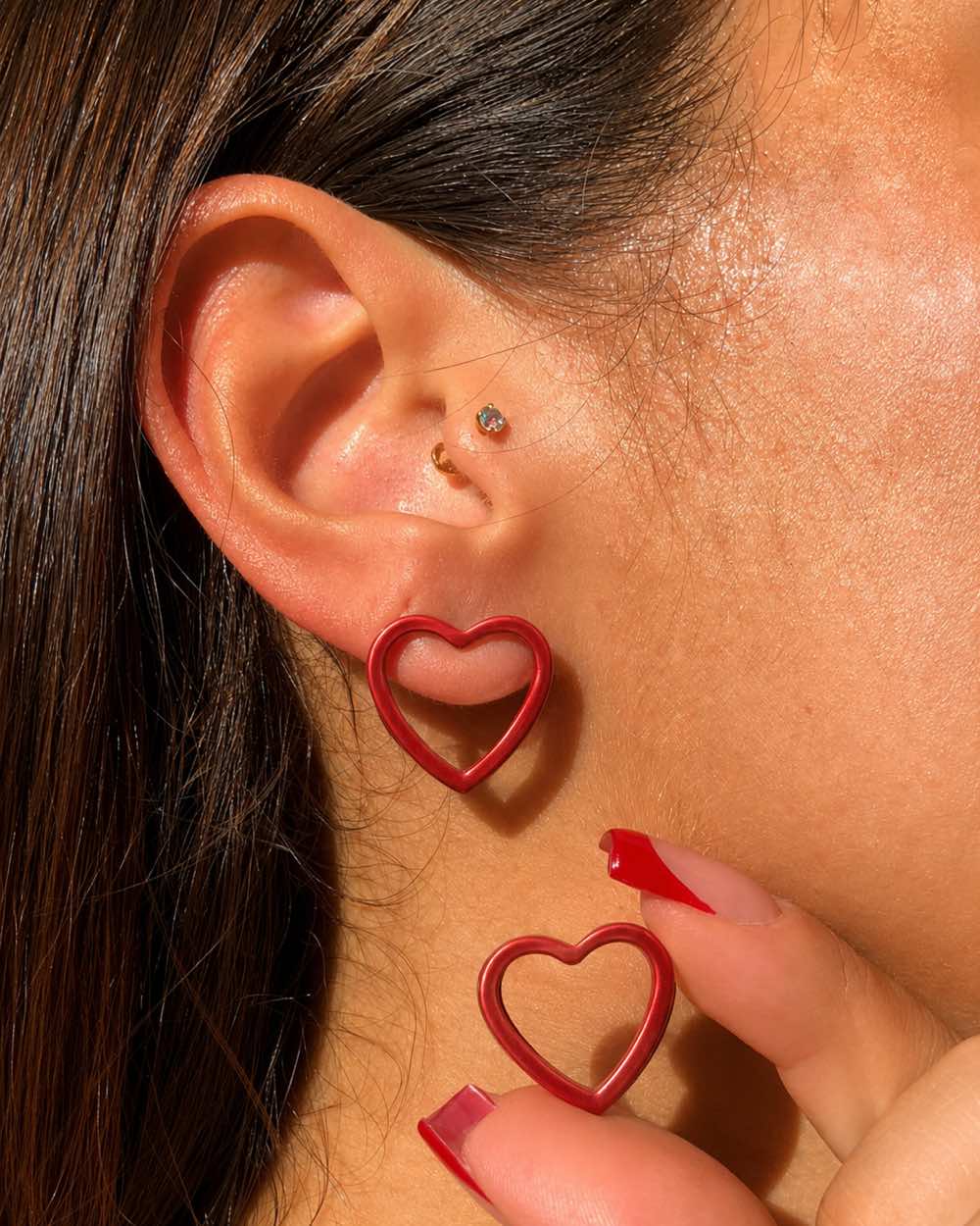 Cœur Ouvert Stud
