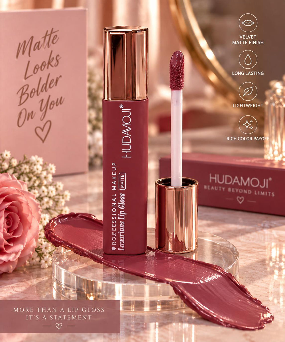 Hudamoji Luxurious Matte Lip Gloss single