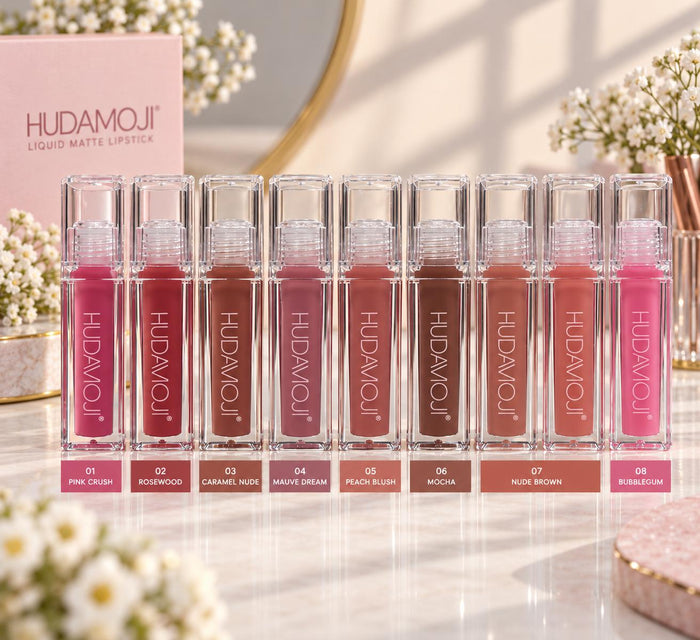 Hudamoji Liquid Matte Lipstick shades