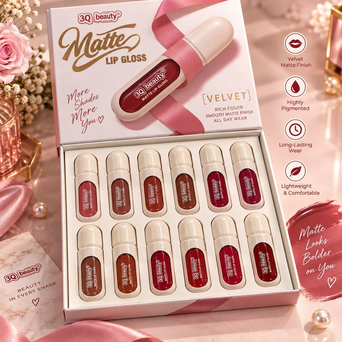 3Q Beauty Matte Lip Gloss set