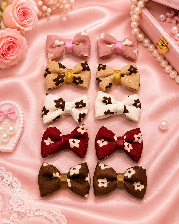 Pink pearl star bracelet set