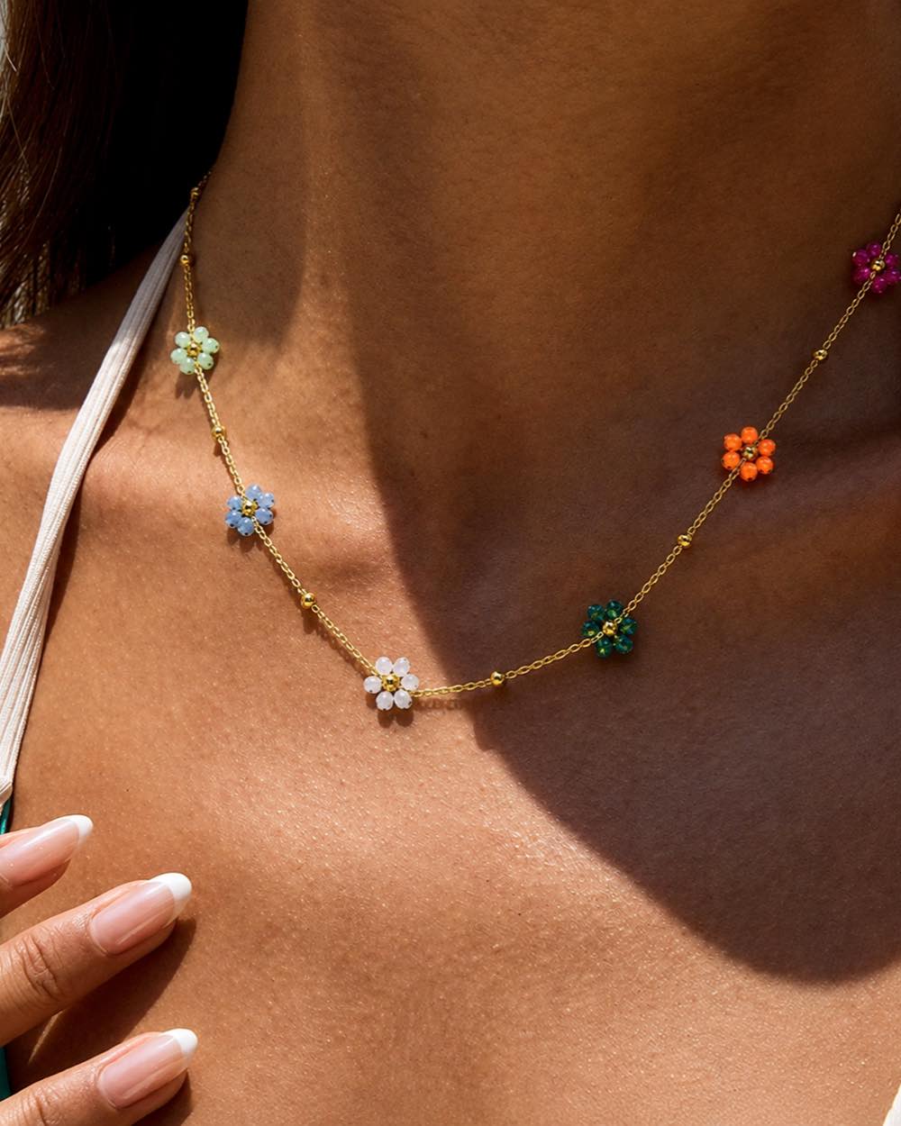 Fleurs Confetti Necklace