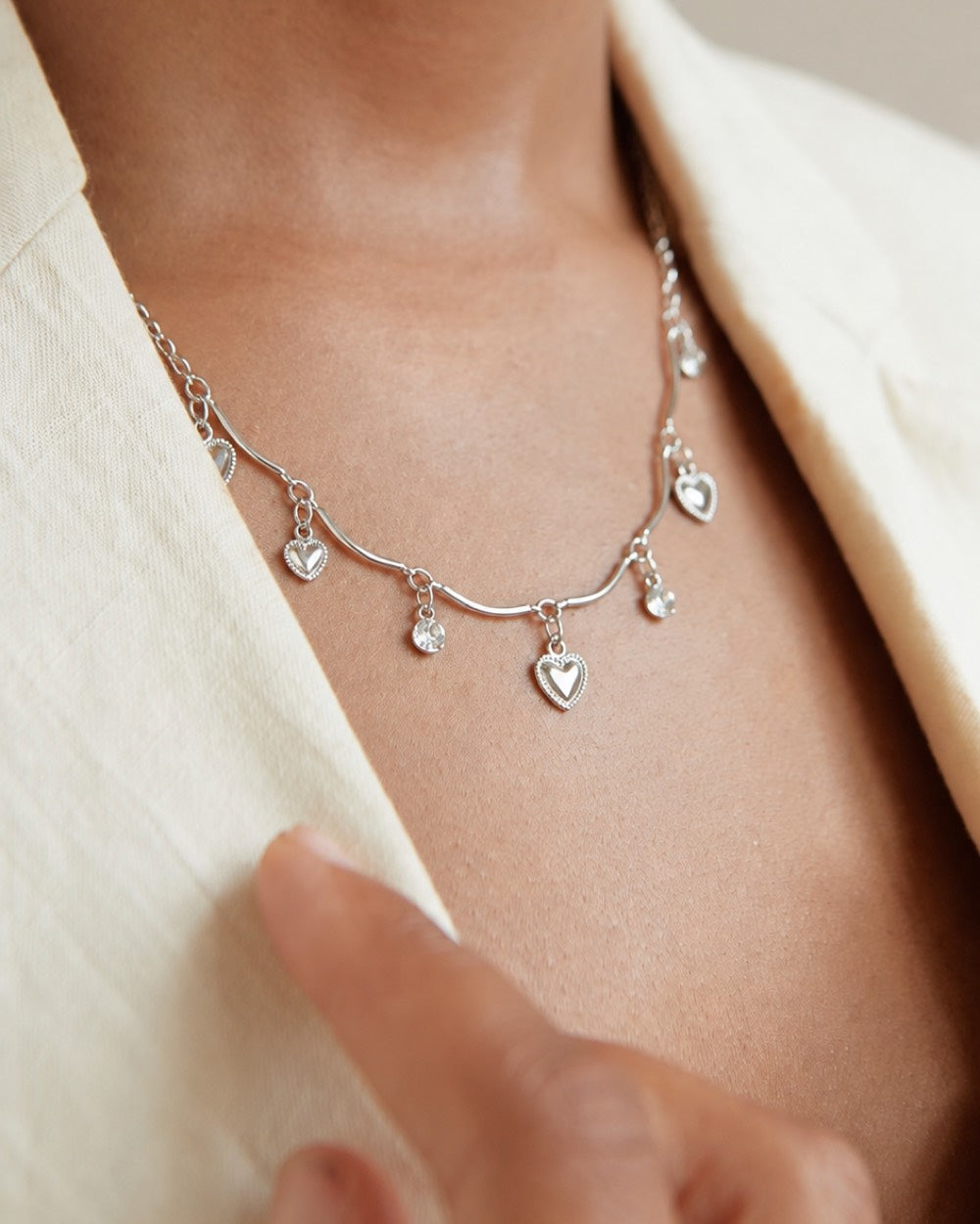 Cœur Charm Necklace
